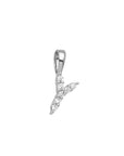 9CT LAB DIAMOND INITIAL PENDANT