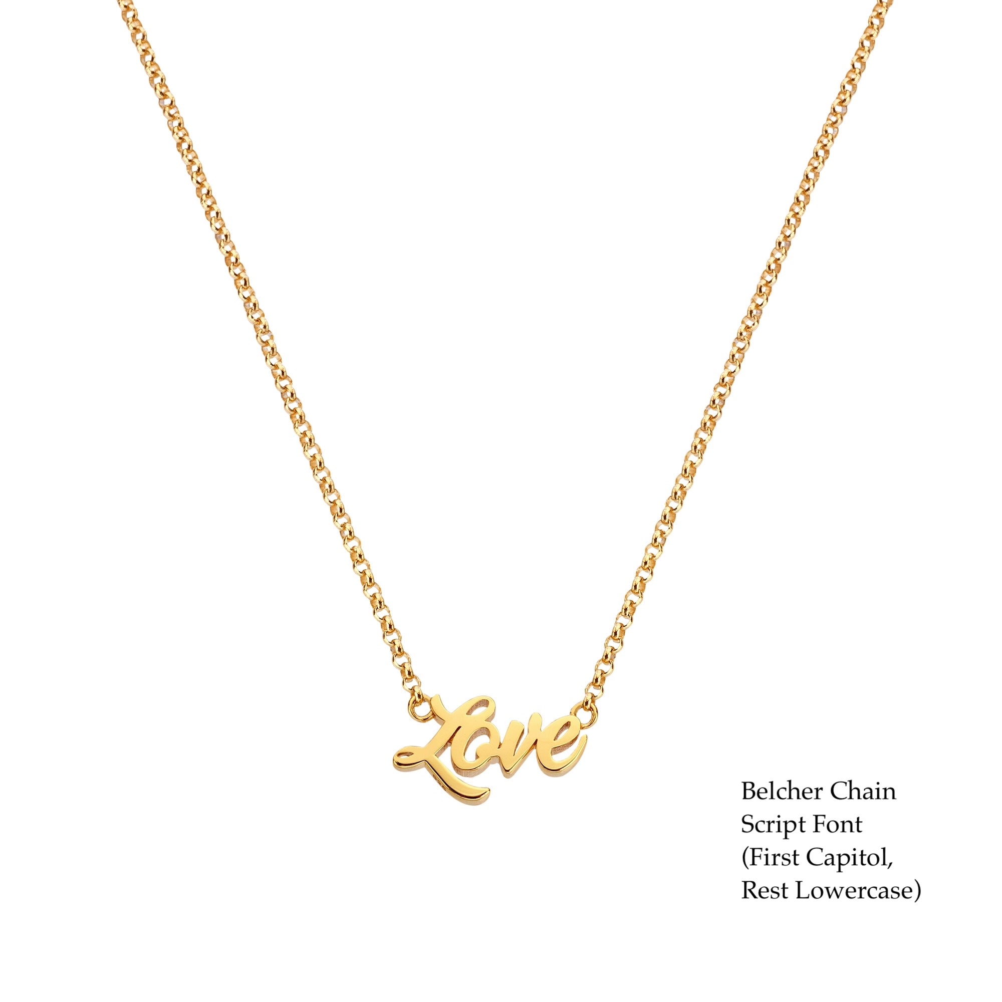 PERSONALISED NECKLACES - STERLING SILVER