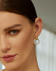 Ania Haie Two-Tone Hoop Earrings