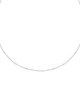 Ania Haie Silver Disc Station Necklace