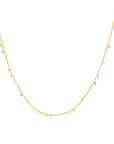 Ania Haie Gold Mini Disc Drop Stacking Necklace