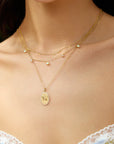 Ania Haie Gold Kyoto Opal Station Necklace