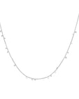 Ania Haie Silver Mini Disc Drop Stacking Necklace