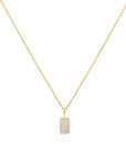 Ania Haie Gold Pave Pendant Necklace