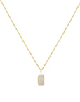 Ania Haie Gold Pave Pendant Necklace