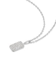 Ania Haie Silver Pave Pendant Necklace
