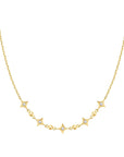 Ania Haie Gold Sparkling Star Station Necklace