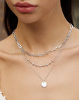 Ania Haie Silver Sparkling Star Station Necklace