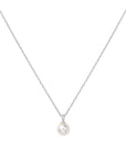 Ania Haie Silver Pearl Drop Pendant Necklace