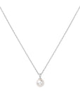 Ania Haie Silver Pearl Drop Pendant Necklace