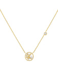 Ania Haie Gold Starry Mother of Pearl Necklace