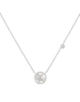 Ania Haie Silver Starry Mother of Pearl Necklace