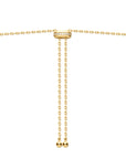 Ania Haie Gold Bezel Cubic Zirconia Station Necklace