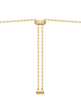 Ania Haie Gold Bezel Cubic Zirconia Station Necklace