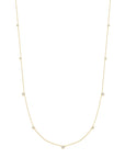 Ania Haie Gold Bezel Cubic Zirconia Station Necklace