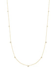 Ania Haie Gold Bezel Cubic Zirconia Station Necklace