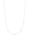 Ania Haie Silver Bezel Cubic Zirconia Station Necklace