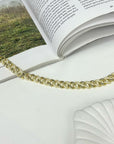 DARIA CZ CURB BRACELET - STERLING SILVER