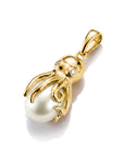 Pendant octopus with pearl