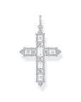 THOMAS SABO Cross pendant with white zirconia
