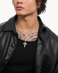 THOMAS SABO Cross pendant with white zirconia