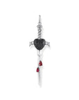 THOMAS SABO Sword pendant with black and red stones