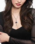 THOMAS SABO Sword pendant with black and red stones
