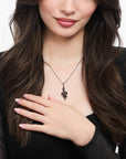THOMAS SABO Snake pendant with black zirconia