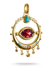THOMAS SABO Elyndra Pendant with Red Zirconia Stone