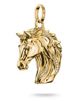 THOMAS SABO Gold Horse Pendant with Zirconia