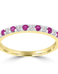 9CT MYRA RUBY & DIAMOND RING
