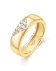 Ania Haie Gold Pave Cubic Zirconia Bold Statement Ring