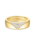 Ania Haie Gold Pave Cubic Zirconia Bold Statement Ring
