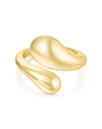 Ania Haie Gold Sculptural Crossover Ring