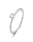Ania Haie Silver Classic Slim Stacking Ring