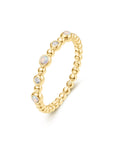 Ania Haie Gold Bezel Kyoto Opal Beaded Ring