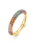Ania Haie Gold Rainbow Pave Ring