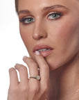 9CT DEVYN DIAMOND SIGNET RING
