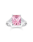 THOMAS SABO Heritage Pink Silver Cocktail Ring