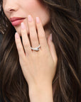 THOMAS SABO Snake ring with white zirconia