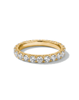 Eternity ring with zirconia