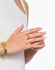 THOMAS SABO Organic shapes twisted bangle