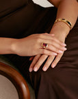 THOMAS SABO Ring with Red Zirconia Stone