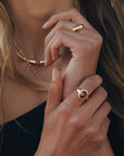 THOMAS SABO Ring with Red Zirconia Stone