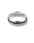 THOMAS SABO Minimal Band Ring Black Zirconia