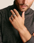 THOMAS SABO Signet Ring Lily Emblem