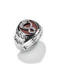 THOMAS SABO Signet Ring Dragon Red Tigerâs Eye