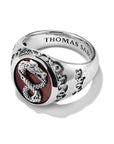 THOMAS SABO Signet Ring Dragon Red Tigerâs Eye