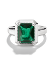 THOMAS SABO Ring with Green Zirconia Stone
