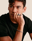 THOMAS SABO Signet Ring with Onyx and Black Stones